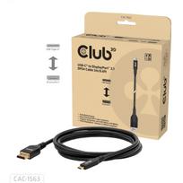 usb type c adapteris - Club 3D CAC-1563 USB-C į DisplayPort 2.1 kabelis 2 m Juodas (Black) - 3 nuotrauka
