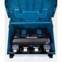 makita 5ah akumuliatoriai - Makita akumuliatorių 4 x BL1850B ir įkroviklio DC18RD rinkinys + lagaminas (197626-8) - 2 nuotrauka