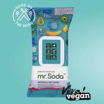 serveteles dregnos - MR. SODA antibakterinės drėgnos servetėlės, 80 vnt. - 5 nuotrauka