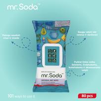 serveteles dregnos - MR. SODA antibakterinės drėgnos servetėlės, 80 vnt. - 6 nuotrauka