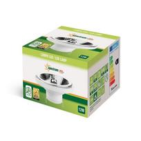 11w lempute - Spectrum LED AR111 G53 11W 12V 3000K 830 lm Baltas (White) - 2 nuotrauka