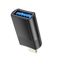usb a sakotuvas - Adapteris Hoco UA17, lightning, USB-A - 7 nuotrauka