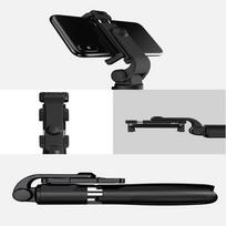 selfie lazda bluetooth - Tech-Protect handheld tripod L01S, black - 8 nuotrauka