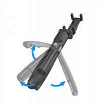 selfie lazda bluetooth - Tech-Protect handheld tripod L01S, black - 13 nuotrauka