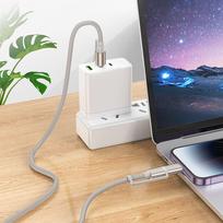 cigareciu usb - Hoco U138 All-in-One USB-C / Lightning į USB-C / automobilio cigarečių degiklį 1.2m Juodas (Black) - 3 nuotrauka