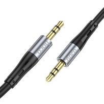 aux laidas - Hoco UPA22 AUX Jack 3.5 mm į Jack 3.5 mm 1m Juodas (Black) - 6 nuotrauka