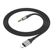 aux lightning adapteris - Hoco UPA26 Lightning į 3.5 mm AUX kabelis 1 m Juodas (Black) - 4 nuotrauka