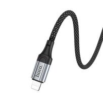 aux lightning adapteris - Hoco UPA26 Lightning į 3.5 mm AUX kabelis 1 m Juodas (Black) - 7 nuotrauka
