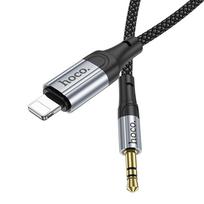 aux lightning adapteris - Hoco UPA26 Lightning į 3.5 mm AUX kabelis 1 m Juodas (Black) - 8 nuotrauka