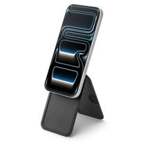 sulankstomas telefonas - Spigen Slim Fold Tripod MagSafe Wallet 3 Card - Juodas (Black) - 4 nuotrauka