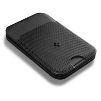 sulankstomas telefonas - Spigen Slim Fold Tripod MagSafe Wallet 3 Card - Juodas (Black) - 7 nuotrauka