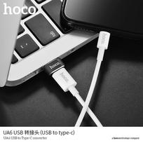 usb male to female - HOCO adapter OTG USB A (male) to Type C (female) UA6 juodas - 3 nuotrauka