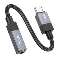 usb c 3.5mm - Hoco UPA32C USB-C į 3.5mm Audio Adapteris Juodas (Black) - 5 nuotrauka