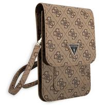 rankine telefonui - Guess "PU 4G Triangle Logo Phone Bag" Brown - 4 nuotrauka