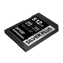a2 kortele - Lexar SDXC Professional SILVER Plus 512GB UHS-I U3 A2 - 3 nuotrauka