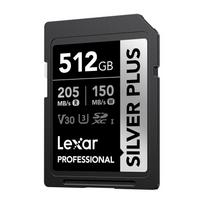 a2 kortele - Lexar SDXC Professional SILVER Plus 512GB UHS-I U3 A2 - 5 nuotrauka