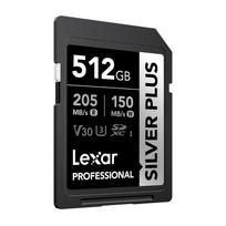 a2 kortele - Lexar SDXC Professional SILVER Plus 512GB UHS-I U3 A2 - 6 nuotrauka