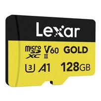 atminties kortele 128gb pro v60 - Lexar Pro Gold 128GB microSDXC UHS-II V60 A1 Card - 4 nuotrauka