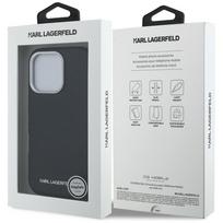 apple iphone 16 pro max magsafe - Karl Lagerfeld Grained PU Repeated Logo MagSafe dėklas skirtas Apple iPhone 16 Pro Max Juodas (Black) - 2 nuotrauka