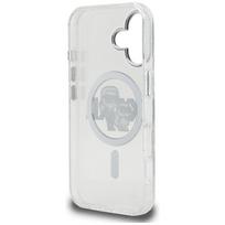 apple iphone 16 pro max magsafe - Karl Lagerfeld IML Glitter Karl ir Choupette Eskizas MagSafe dėklas Apple iPhone 16 Pro Max Juodas (Black) - 3 nuotrauka