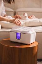 serveteliu sildytuvas - Momini drėgnų servetėlių šildytuvas WarmWipes, baltas - 3 nuotrauka
