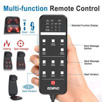nugaros masazuoklis - RENPHO Neck & Back Massage Cushion S Juodas (Black) - 3 nuotrauka