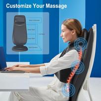 nugaros masazuoklis - RENPHO Neck & Back Massage Cushion S Juodas (Black) - 5 nuotrauka