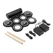 bugnas - Huslog elektroniniai būgnai, juodi (Black) - 3 nuotrauka