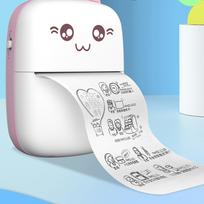 thermal printer - Thermal printer mini cat HURC9 - pink - 8 nuotrauka