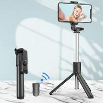 trikojis telefonui - Hurtel WRY1S Selfie Stick Telescopic Tripod 0.7m for Phone Juodas (Black) - 14 nuotrauka