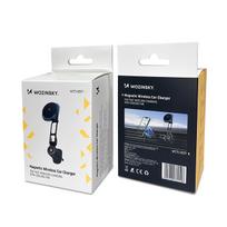wireless magsafe charger - Wozinsky WCT5-6S2Y Car Holder with Qi/MagSafe 15W Wireless Charger and Air Vent Fan - Black - 9 nuotrauka