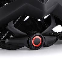 mtb - Dviratininko šalmas MTB Wozinsky su odpinanym daszkiem i tylną lampką USB 54-57 cm - juoda-balta - 4 nuotrauka