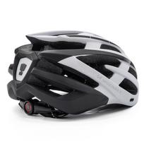 mtb - Dviratininko šalmas MTB Wozinsky su odpinanym daszkiem i tylną lampką USB 54-57 cm - juoda-balta - 9 nuotrauka