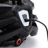 salmas m - Dviratininko šalmas MTB Wozinsky su odpinanym daszkiem i tylną lampką USB 54-57 cm - juoda - 4 nuotrauka