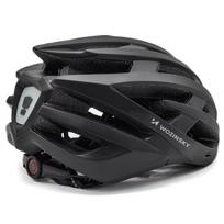 dviracio wozinsky - Dviratininko šalmas MTB Wozinsky su odpinanym daszkiem i tylną lampką USB 57-62 cm - juoda - 8 nuotrauka