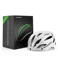 apsauginiai akiniai - Rockbros dviratininko šalmas su Visor, Detachable UV Protective Goggles, Unisex – juodos spalvos/rudos spalvos - 2 nuotrauka