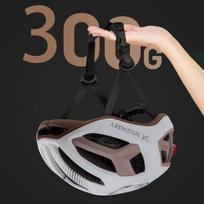salmas m - Wozinsky Ultralengvas plento dviratininko šalmas 54–58 cm – pilkai rudas - 6 nuotrauka