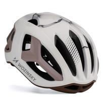 salmas m - Wozinsky Ultralengvas plento dviratininko šalmas 54–58 cm – pilkai rudas - 9 nuotrauka