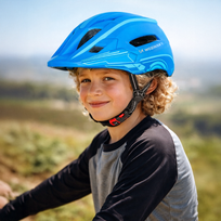 galiniai zibintai - Wozinsky Kids Full Face Dviračio Šalmas su USB Galiniu Žibintu S - Mėlynas (Blue) - 3 nuotrauka