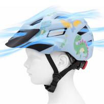 visoriai - Wozinsky HT-45JS vaikiškas MTB dviračio šalmas su nuimamu skydeliu S - Šviesiai Mėlynas (Light Blue) - 2 nuotrauka