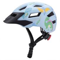 visoriai - Wozinsky HT-45JS vaikiškas MTB dviračio šalmas su nuimamu skydeliu S - Šviesiai Mėlynas (Light Blue) - 6 nuotrauka