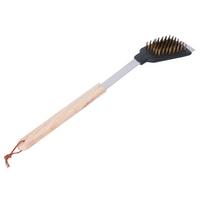 groteliu valymo sepetys - Grotelių valymo šepetys BBQ 2in1, 45 cm x 10 cm - 6 nuotrauka