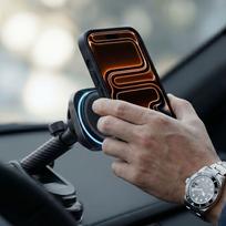 wireless magsafe charger - Tech-Protect V20 ArcticBoost Magnetic MagSafe Dashboard & Vent Car Mount Wireless Charger 25W Qi2.2 Juodas (Black) - 6 nuotrauka