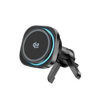 wireless magsafe charger - Tech-Protect V20 ArcticBoost Magnetic MagSafe Dashboard & Vent Car Mount Wireless Charger 25W Qi2.2 Juodas (Black) - 8 nuotrauka