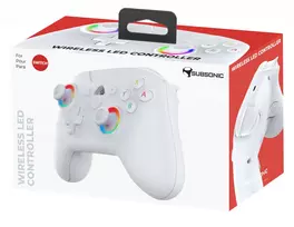 nintendo switch zaidimai - Subsonic Wireless LED Controller Baltas (White) - Nintendo Switch - 2 nuotrauka