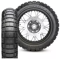 ratai 100 - Pirelli Scorpion Rally STR 100/90-19 TL 57V M+S identifikacija, M/C, Priekinis ratas - 2 nuotrauka