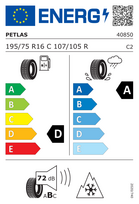 16c 75 225 - Petlas Full Grip PT925 225/75 R16C 118R - 2 nuotrauka