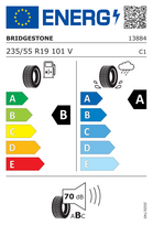 padangos 235 55 r19 101 - BRIDGESTONE D-SPORT MO 235/55 R19 101 V - 2 nuotrauka