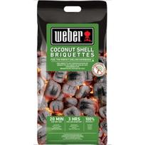 Briketai Weber 18450, kokosų riešutų kiautai, 2 kg, juoda sp.