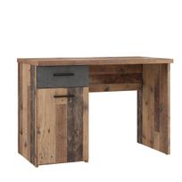 Rašomasis stalas su spintele Domoletti Clif WNB935-C754, 110 cm x 60 cm, 76.3 cm, ruda sp./pilka sp.